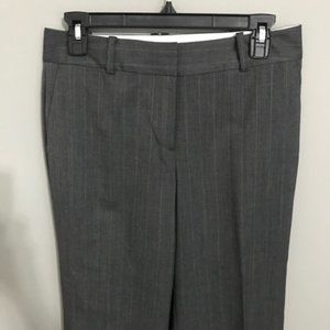 Ann Taylor Gray Pinstripe Pants Size 4